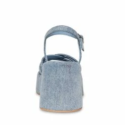 STEVEMADDEN Women's Shoes CRAZY30 DENIM FABRIC