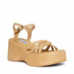 STEVEMADDEN Women's Shoes CRAZY30 RAFFIA