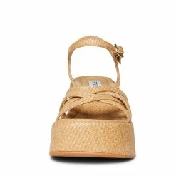 STEVEMADDEN Women's Shoes CRAZY30 RAFFIA