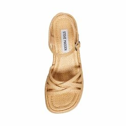 STEVEMADDEN Women's Shoes CRAZY30 RAFFIA