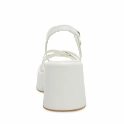 STEVEMADDEN CRAZY30 WHITE LEATHER Women's Shoes