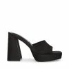 STEVEMADDEN CRISTO BLACK SATIN Women's Shoes