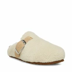 STEVEMADDEN CUDDLE WHITE Women's Shoes