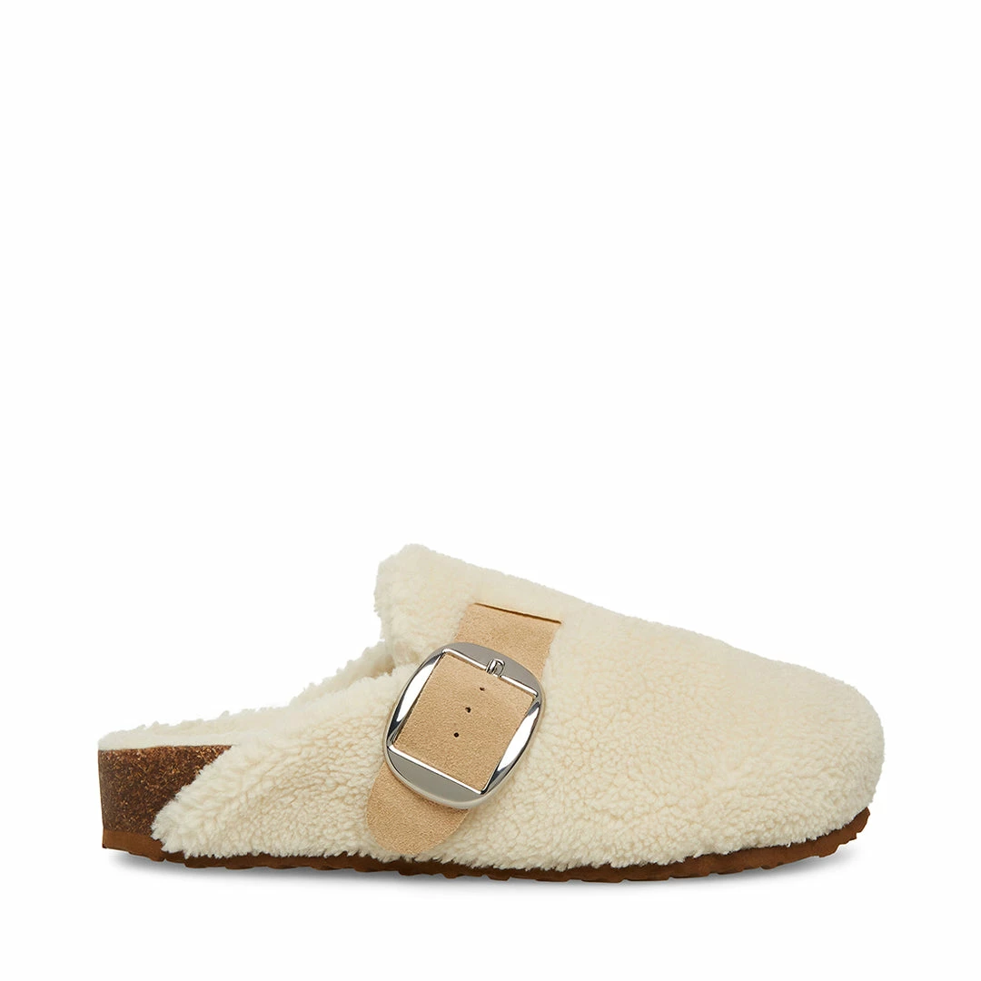STEVEMADDEN CUDDLE WHITE Women's Shoes