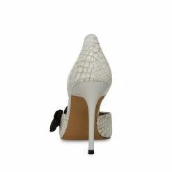 STEVEMADDEN DANIELA WHITE SNAKE Women's Shoes