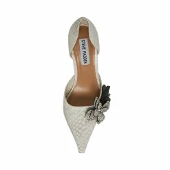 STEVEMADDEN DANIELA WHITE SNAKE Women's Shoes