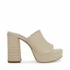 STEVEMADDEN Women's Shoes DARBY BONE LEATHER