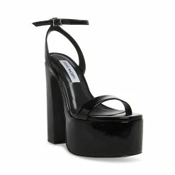 STEVEMADDEN DARLA BLACK PATENT Women's Shoes
