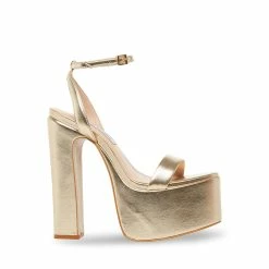 STEVEMADDEN Women's Shoes DARLA GOLD