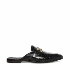 SteveMadden Men's DAZLING-C BLACK CROCODILE