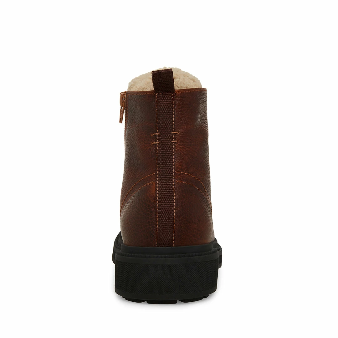 STEVEMADDEN Men's DENALII BROWN LEATHER