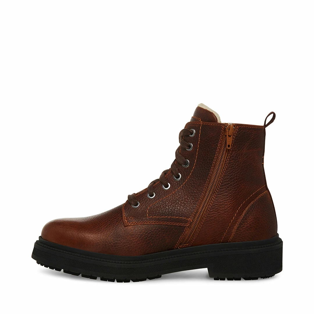 STEVEMADDEN Men's DENALII BROWN LEATHER