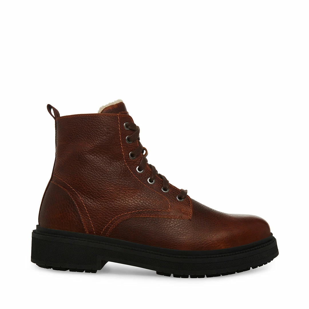STEVEMADDEN Men's DENALII BROWN LEATHER