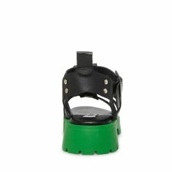 STEVEMADDEN DEVLYN BLACK LEATHER