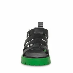 STEVEMADDEN DEVLYN BLACK LEATHER