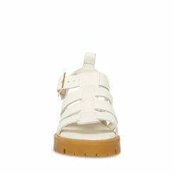STEVEMADDEN Women's Shoes DEVLYN BONE LEATHER