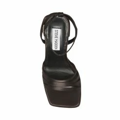 SteveMadden DISCO BLACK SATIN