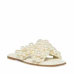 STEVEMADDEN Women's Shoes DURI IVORY