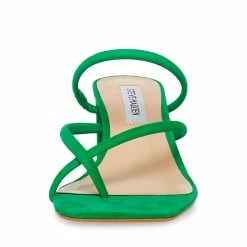 STEVEMADDEN EFFIE GREEN NUBUCK Women's Shoes
