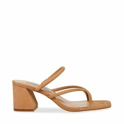 STEVEMADDEN EFFIE TAN NUBUCK Women's Shoes