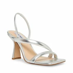 STEVEMADDEN ELIZABETH SILVER Women's Shoes