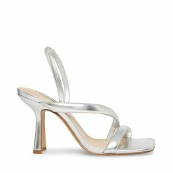 STEVEMADDEN ELIZABETH SILVER Women's Shoes