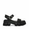 STEVEMADDEN ELLIE BLACK LEATHER Women's Shoes