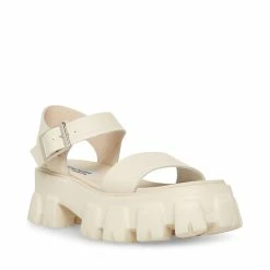 STEVEMADDEN ELLIE BONE LEATHER Women's Shoes