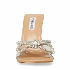 STEVEMADDEN Women's Shoes EMBELLISH CLEAR