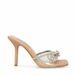 STEVEMADDEN Women's Shoes EMBELLISH CLEAR