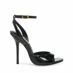 STEVEMADDEN Women's Shoes ENVY BLACK METALLIC