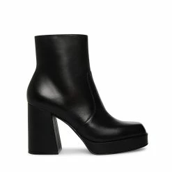 STEVEMADDEN ENZO BLACK LEATHER Women's Shoes