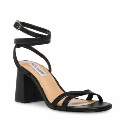 STEVEMADDEN Women's Shoes EVA BLACK