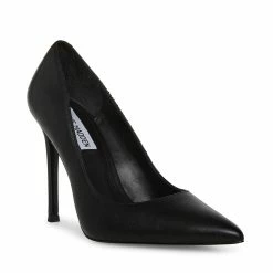 STEVEMADDEN EVELYN BLACK LEATHER