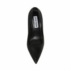 STEVEMADDEN EVELYN BLACK LEATHER