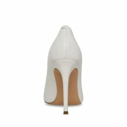STEVEMADDEN EVELYN WHITE LEATHER