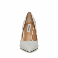 STEVEMADDEN EVELYN WHITE LEATHER
