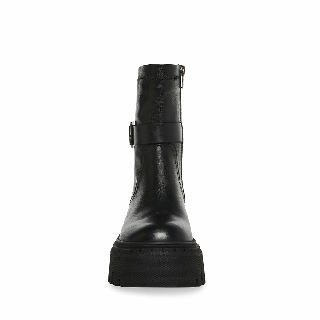 STEVEMADDEN EVERLY BLACK LEATHER Women's Shoes