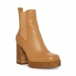 STEVEMADDEN EXPECT TAN LEATHER Women's Shoes