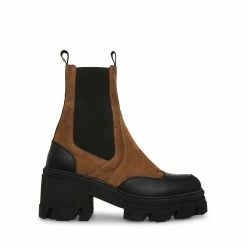 STEVEMADDEN FACTOR KHAKI/BLACK Women's Shoes