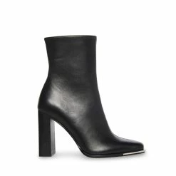 SteveMadden Women's Shoes FALCON BLACK LEATHER