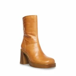 SteveMadden FANTSIE TAN LEATHER Women's Shoes