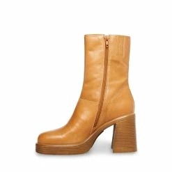 SteveMadden FANTSIE TAN LEATHER Women's Shoes