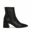 STEVEMADDEN FARIS BLACK LEATHER Women's Shoes