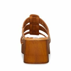 STEVEMADDEN Women's Shoes FIONA TAN LEATHER