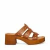 STEVEMADDEN Women's Shoes FIONA TAN LEATHER