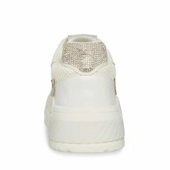 STEVEMADDEN FLAMES WHITE Women's Shoes
