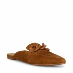 STEVEMADDEN FLEUR COGNAC SUEDE