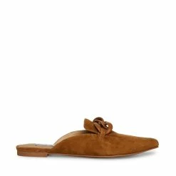 STEVEMADDEN FLEUR COGNAC SUEDE
