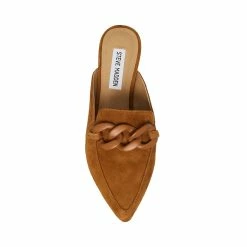 STEVEMADDEN FLEUR COGNAC SUEDE